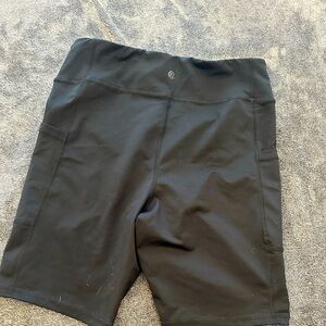 Black bike shorts